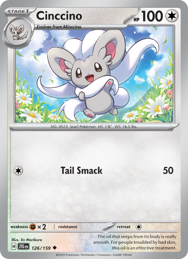 JTG Journey Together 126/190 Cinccino (Uncommon - normal)