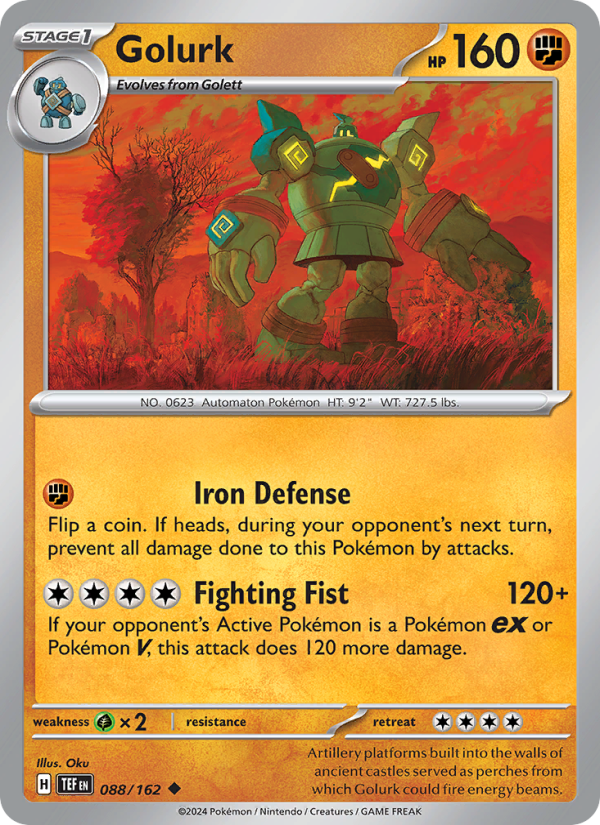 TEF Temporal Forces 088/218 Golurk (Uncommon - reverse)