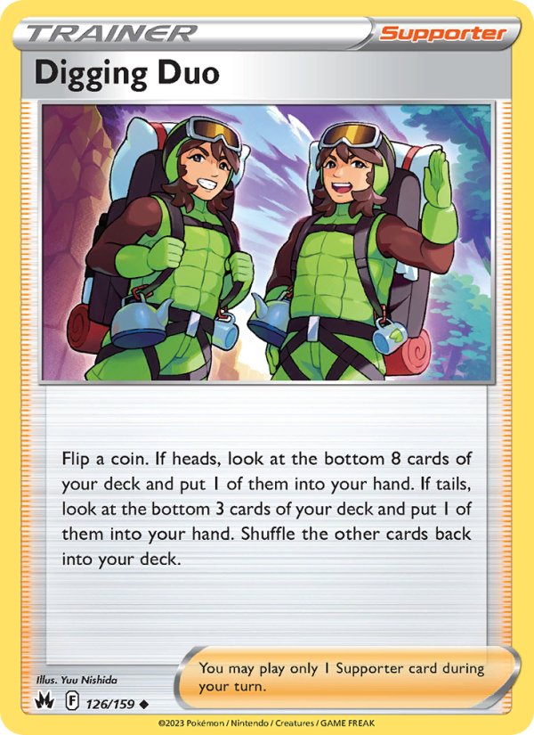 CRZ Crown Zenith 126/230 Digging Duo (Uncommon - reverse)
