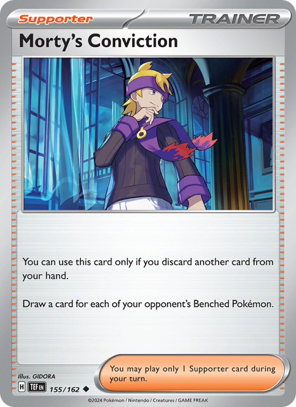 TEF Temporal Forces 155/218 Morty's Conviction (Uncommon - normal)