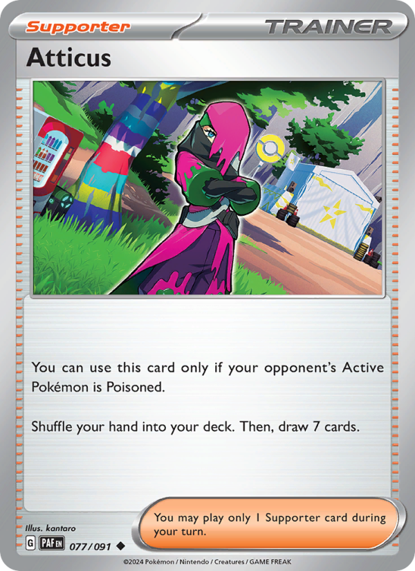 PAF Paldean Fates 077/245 Atticus (Uncommon - normal)
