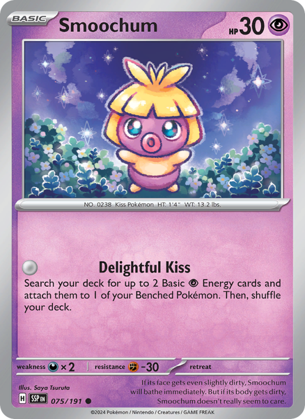 SSP Surging Sparks 075/252 Smoochum (Common - normal)