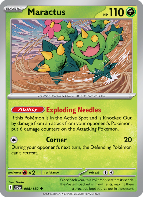 JTG Journey Together 008/190 Maractus (Uncommon - normal)
