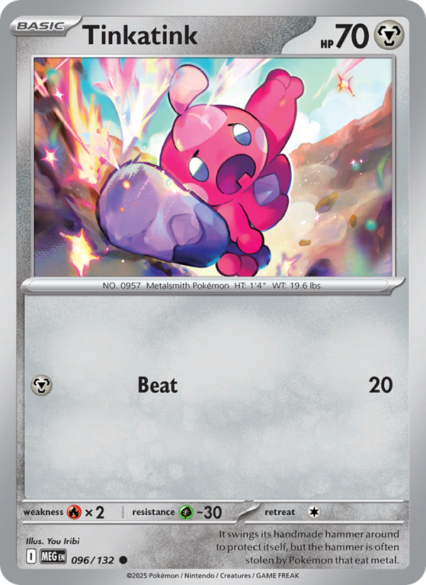 MEG Mega Evolution 096/188 Tinkatink (Common - normal)