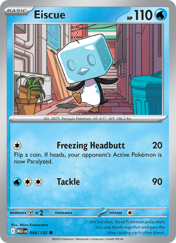 MEG Mega Evolution 044/188 Eiscue (Common - holo)