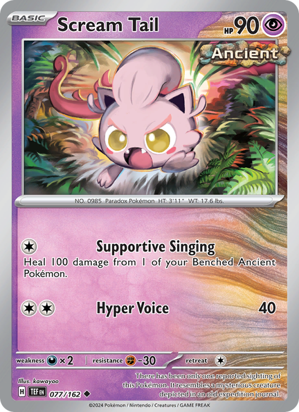TEF Temporal Forces 077/218 Scream Tail (Uncommon - normal)