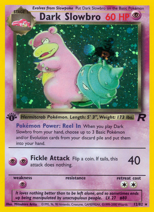 RO Team Rocket 12/83 Dark Slowbro (Rare - holo)