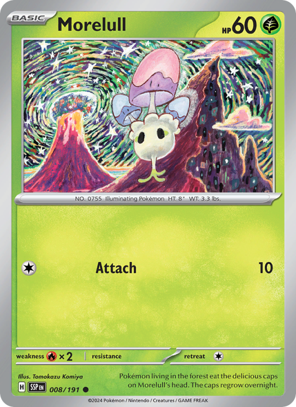SSP Surging Sparks 008/252 Morelull (Common - normal)