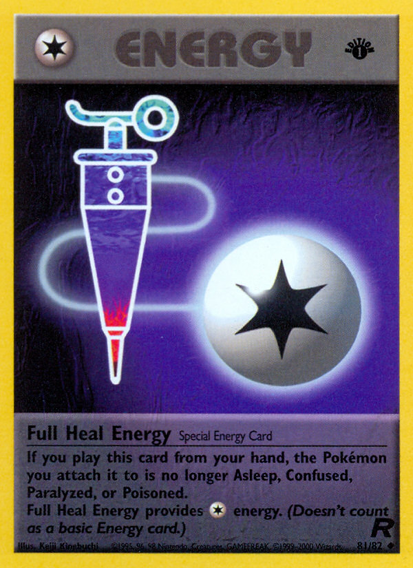 RO Team Rocket 81/83 Full Heal Energy (Uncommon - normal)