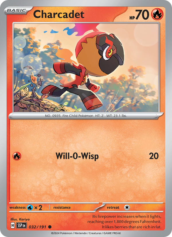 SSP Surging Sparks 032/252 Charcadet (Common - normal)