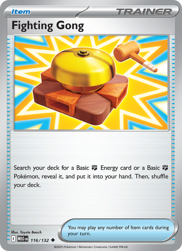 MEG Mega Evolution 116/188 Fighting Gong (Uncommon - normal)