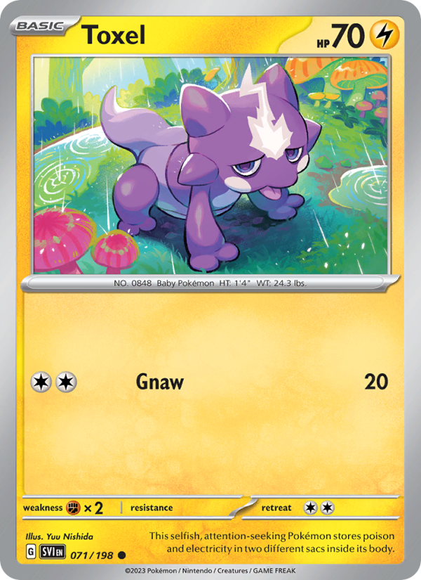 SV Scarlet & Violet 071/258 Toxel (Common - normal)