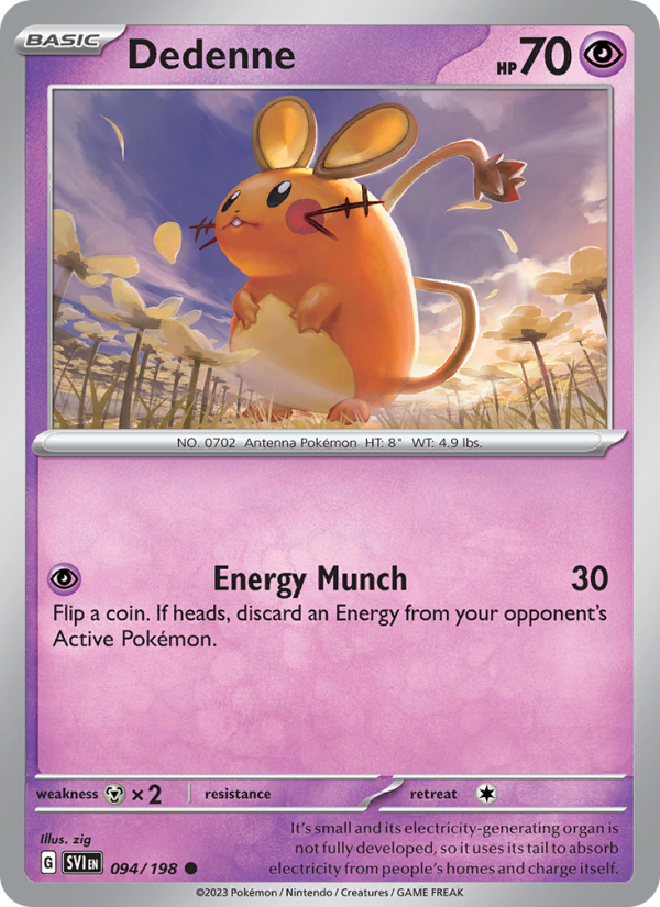 SV Scarlet & Violet 094/258 Dedenne (Common - normal)