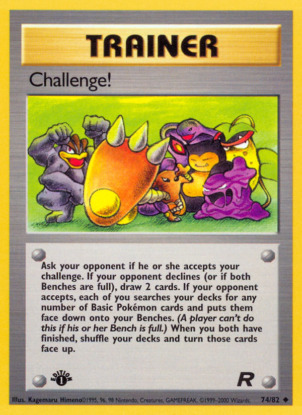 RO Team Rocket 74/83 Challenge! (Uncommon - normal)