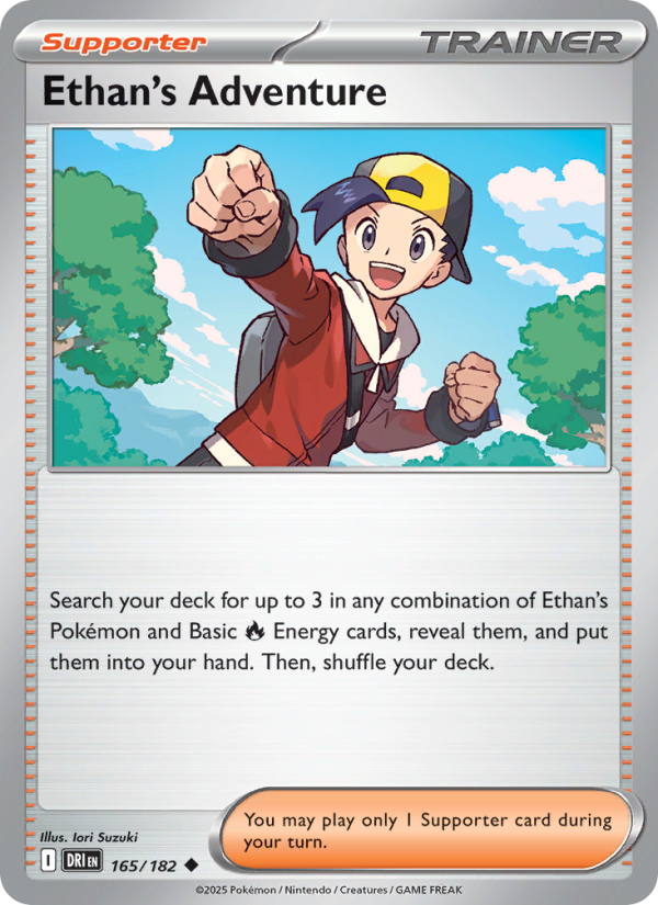 DRI Destined Rivals 165/244 Ethan's Adventure (Uncommon - normal)
