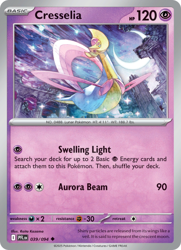 PFL Phantasmal Flames 039/130 Cresselia (Uncommon - reverse)
