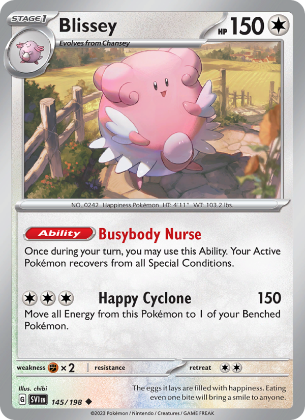 SV Scarlet & Violet 145/258 Blissey (Uncommon - reverse)