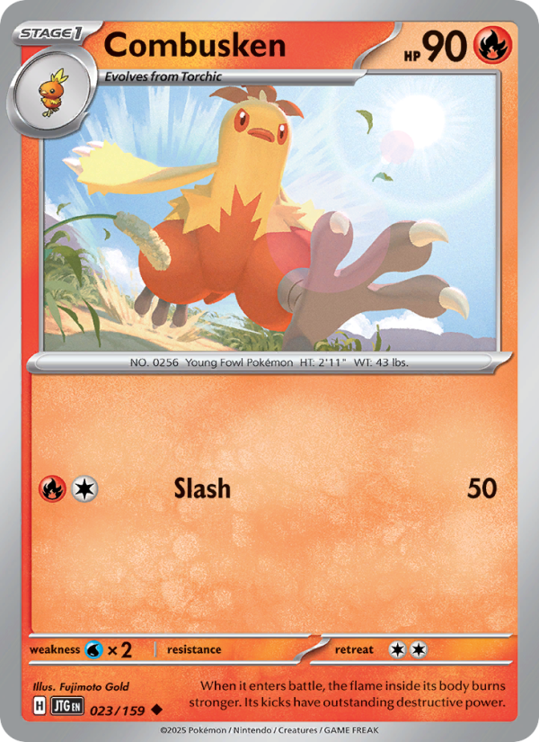 JTG Journey Together 023/190 Combusken (Uncommon - normal)