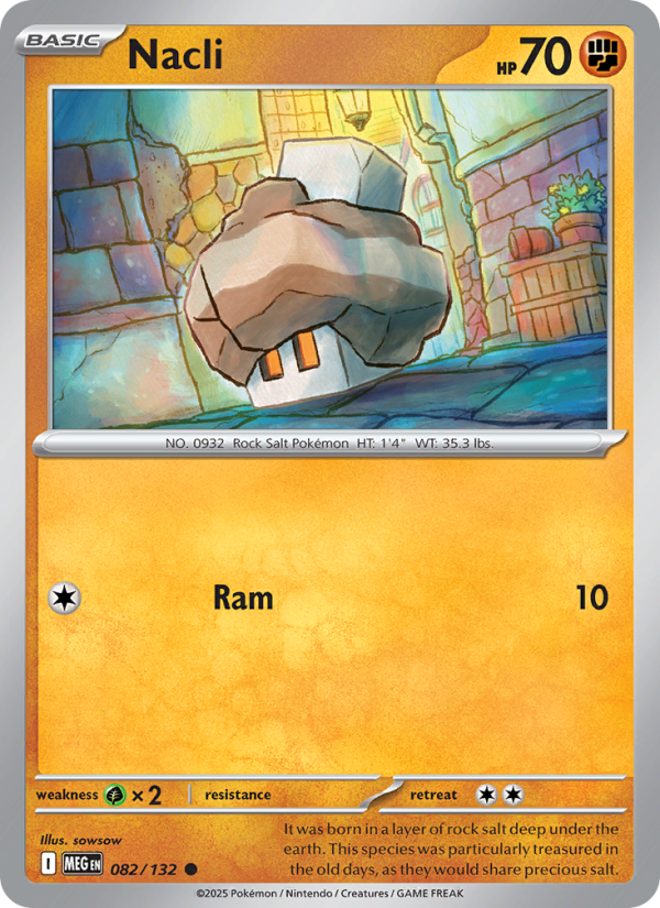 MEG Mega Evolution 082/188 Nacli (Common - normal)