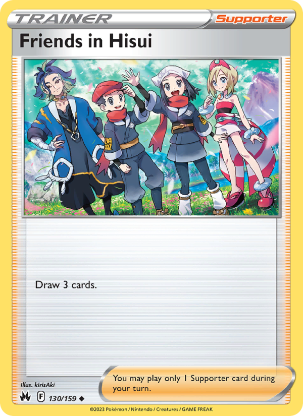 CRZ Crown Zenith 130/230 Friends in Hisui (Uncommon - reverse)