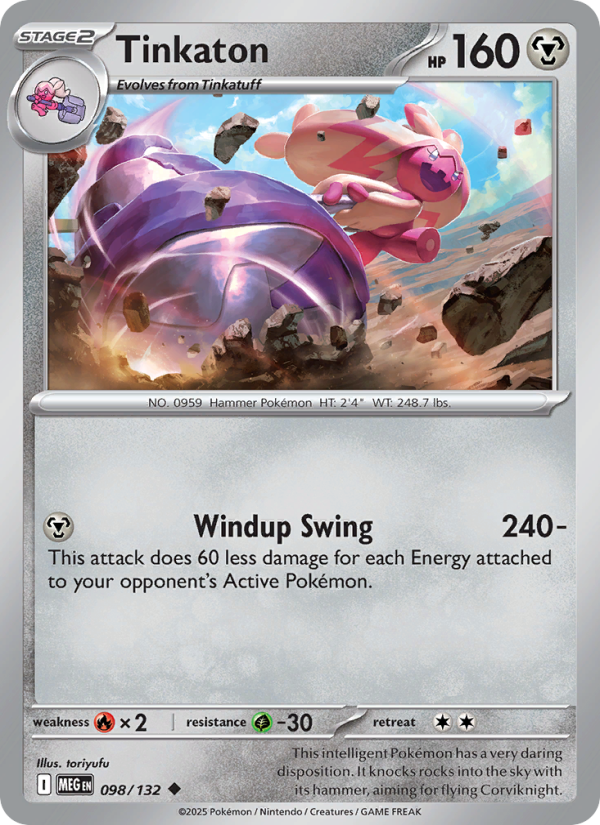 MEG Mega Evolution 098/188 Tinkaton (Uncommon - reverse)