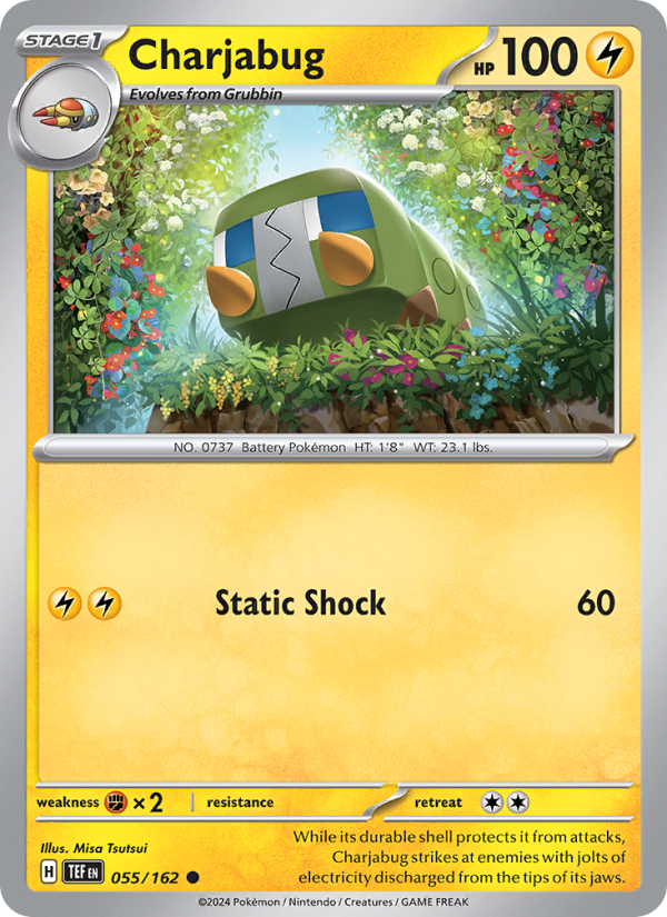 TEF Temporal Forces 055/218 Charjabug (Common - normal)