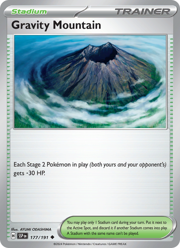 SSP Surging Sparks 177/252 Gravity Mountain (Uncommon - normal)