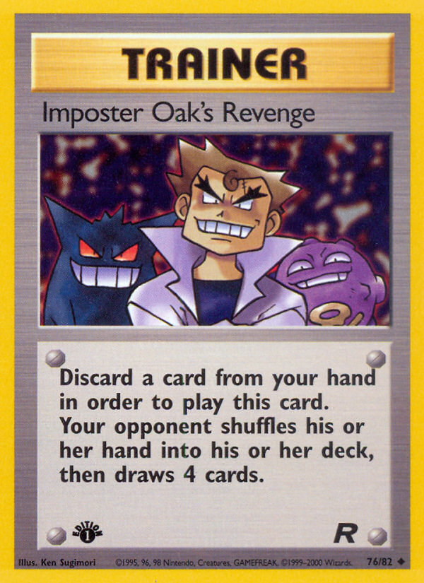 RO Team Rocket 76/83 Imposter Oak's Revenge (Uncommon - normal)