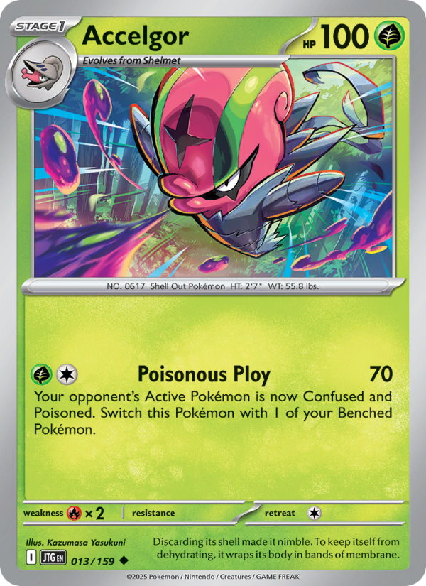 JTG Journey Together 013/190 Accelgor (Uncommon - reverse)