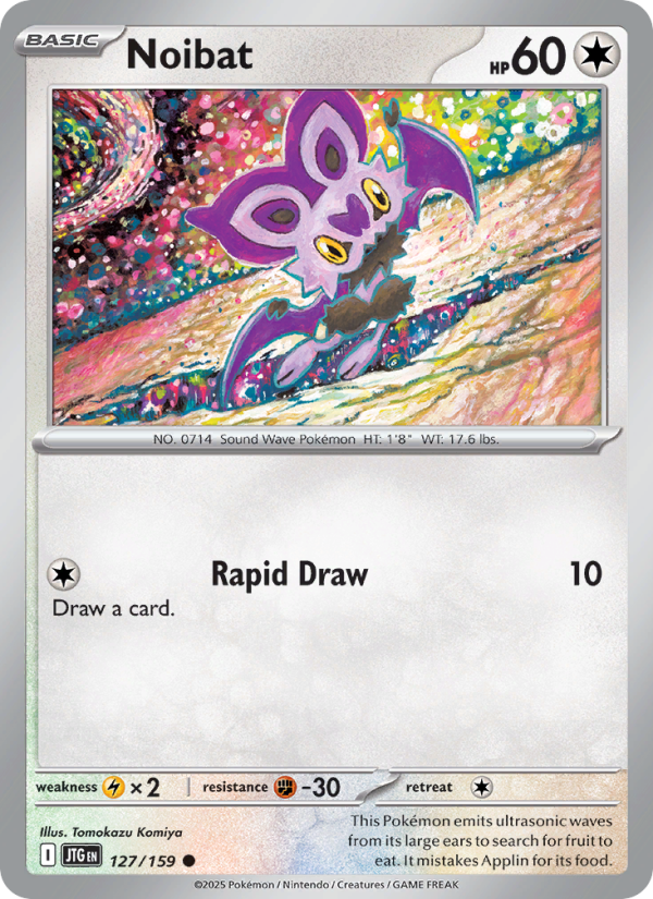 JTG Journey Together 127/190 Noibat (Common - normal)