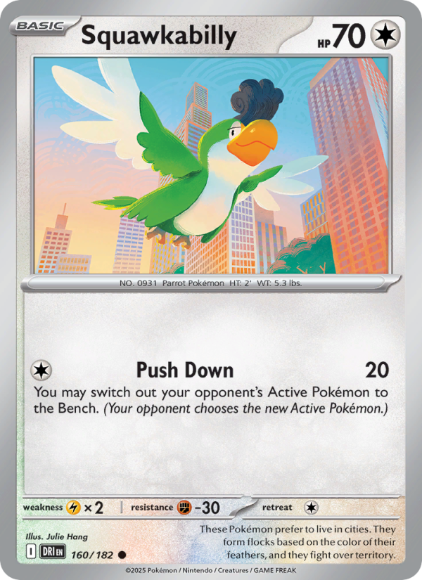 DRI Destined Rivals 160/244 Squawkabilly (Common - normal)