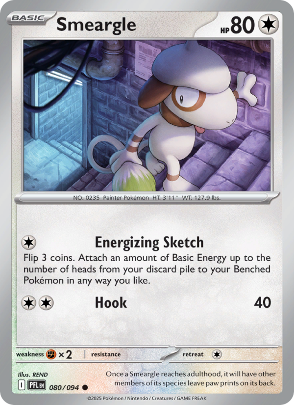 PFL Phantasmal Flames 080/130 Smeargle (Common - normal)