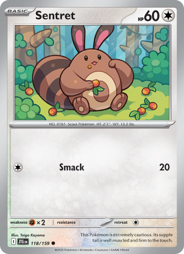 JTG Journey Together 118/190 Sentret (Common - normal)
