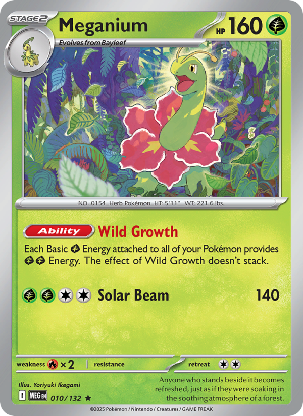 MEG Mega Evolution 010/188 Meganium (Rare - holo)
