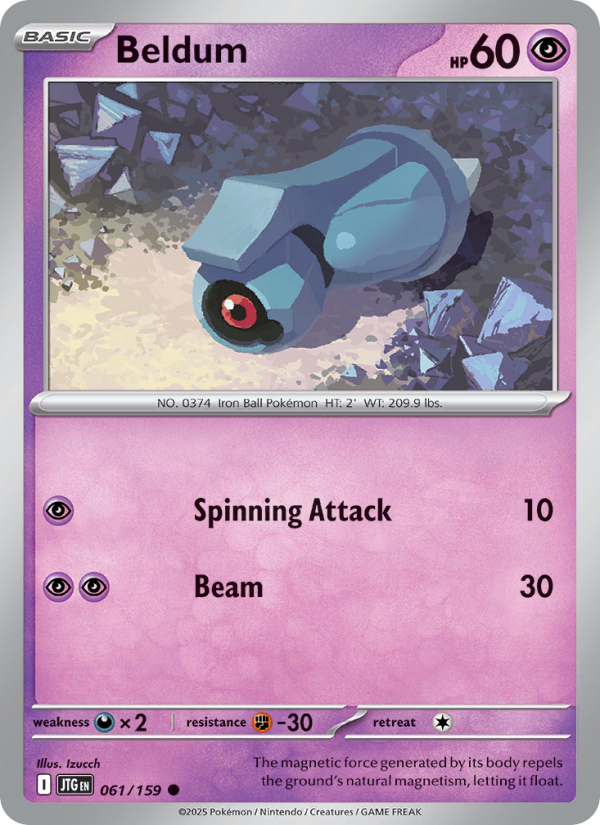 JTG Journey Together 061/190 Beldum (Common - normal)