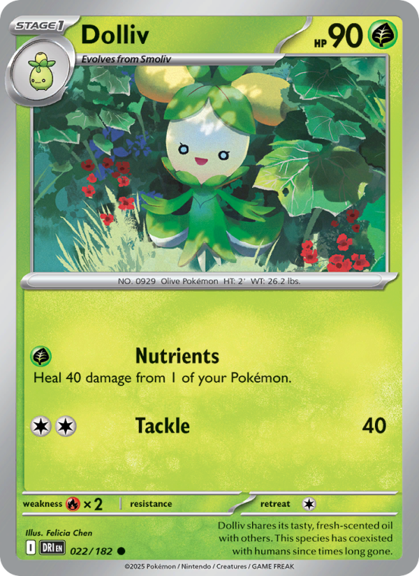 DRI Destined Rivals 022/244 Dolliv (Common - normal)