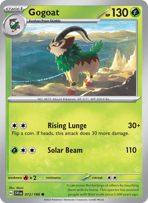 SV Scarlet & Violet 012/258 Gogoat (Common - normal)