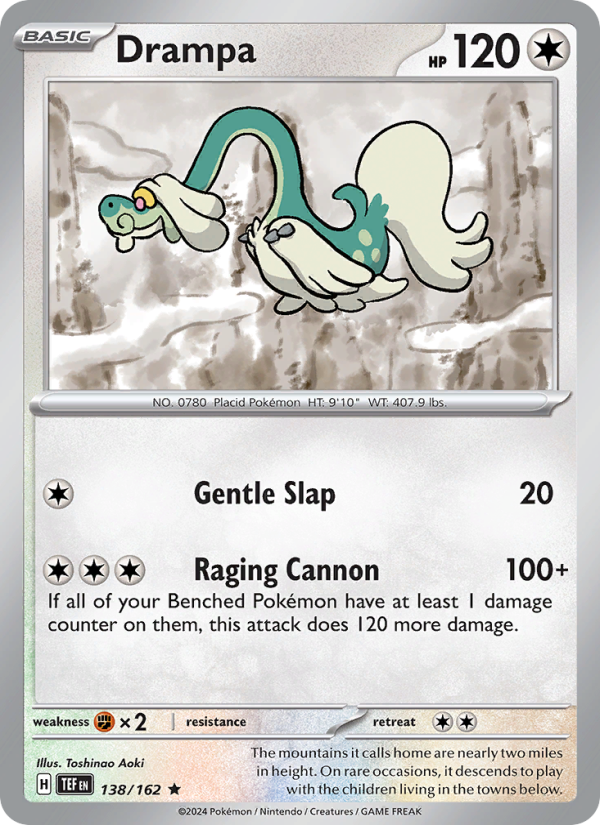 TEF Temporal Forces 138/218 Drampa (Rare - holo)