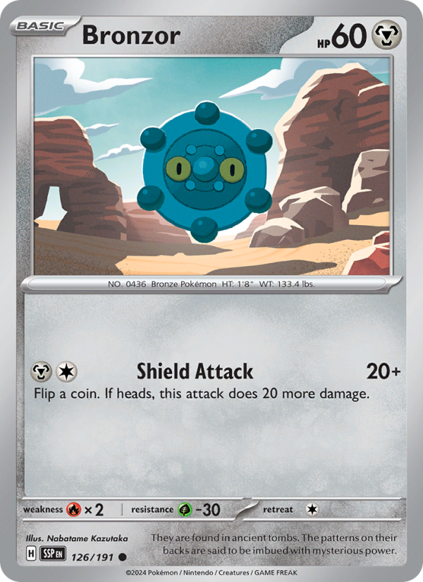 SSP Surging Sparks 126/252 Bronzor (Common - normal)