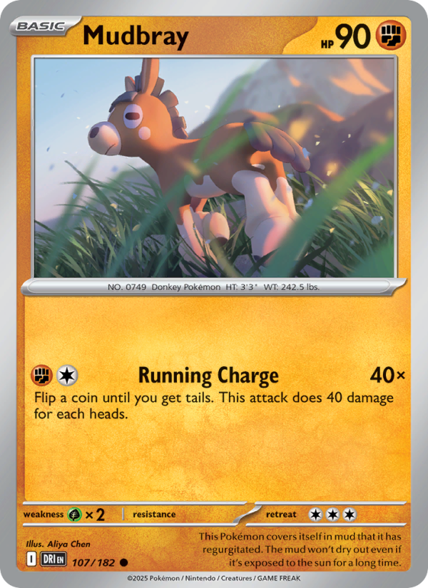 DRI Destined Rivals 107/244 Mudbray (Common - reverse)