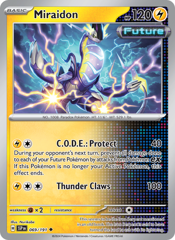 SSP Surging Sparks 069/252 Miraidon (Uncommon - normal)