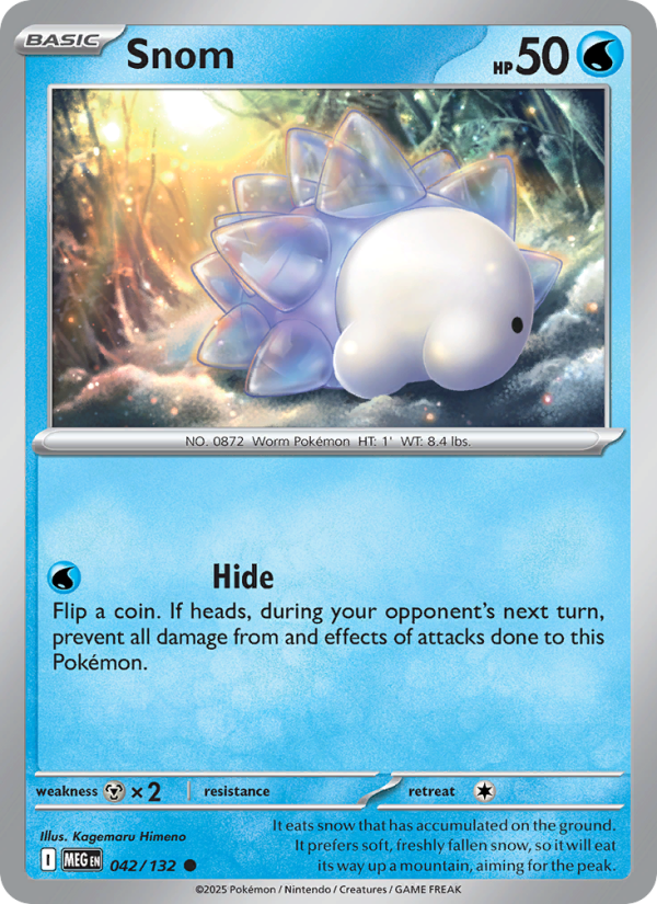 MEG Mega Evolution 042/188 Snom (Common - reverse)