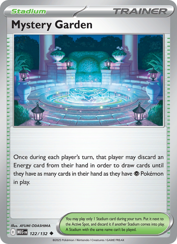 MEG Mega Evolution 122/188 Mystery Garden (Uncommon - reverse)