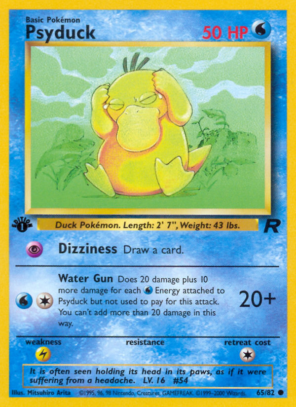 RO Team Rocket 65/83 Psyduck (Common - normal)