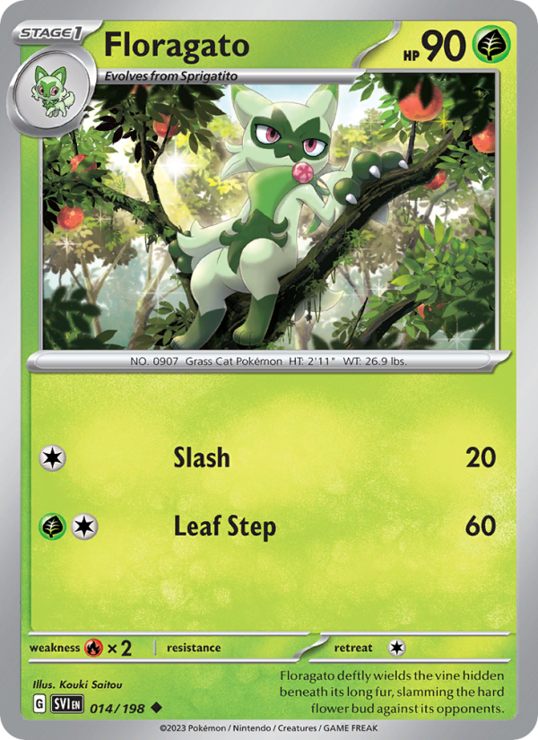 SV Scarlet & Violet 014/258 Floragato (Uncommon - normal)