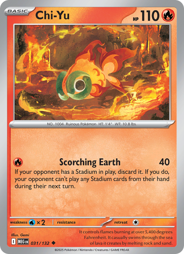 MEG Mega Evolution 031/188 Chi-Yu (Uncommon - holo)