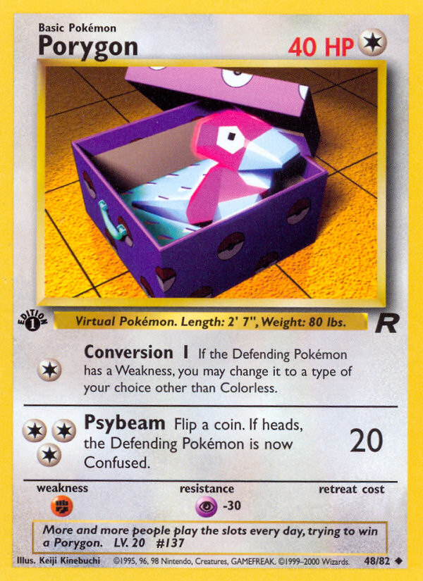 RO Team Rocket 48/83 Porygon (Uncommon - normal)