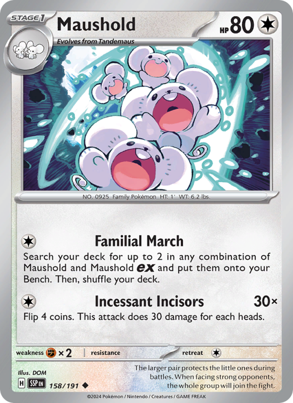SSP Surging Sparks 158/252 Maushold (Uncommon - normal)