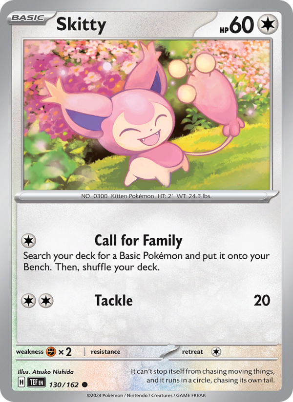 TEF Temporal Forces 130/218 Skitty (Common - normal)