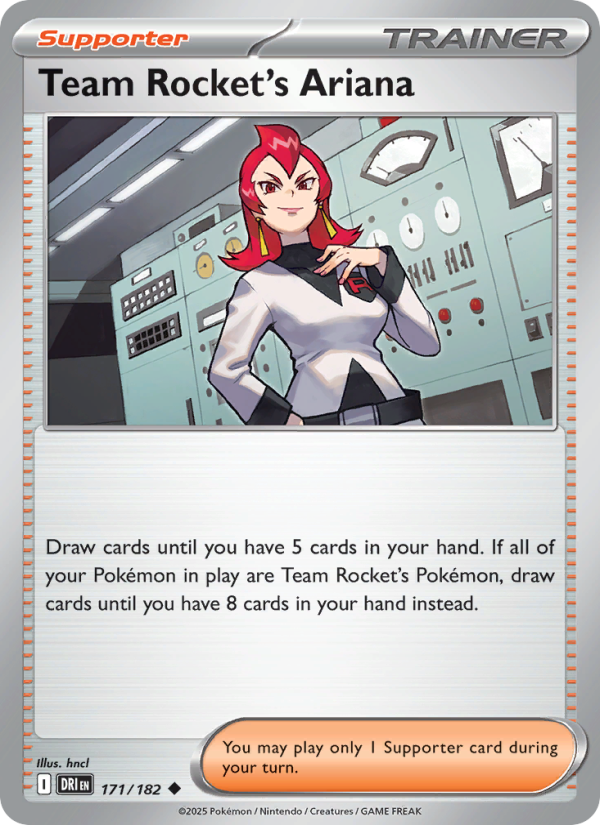 DRI Destined Rivals 171/244 Team Rocket's Ariana (Uncommon - reverse)